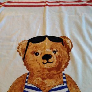 Polo Ralph Lauren Oversized Girl Bear Beach Towel